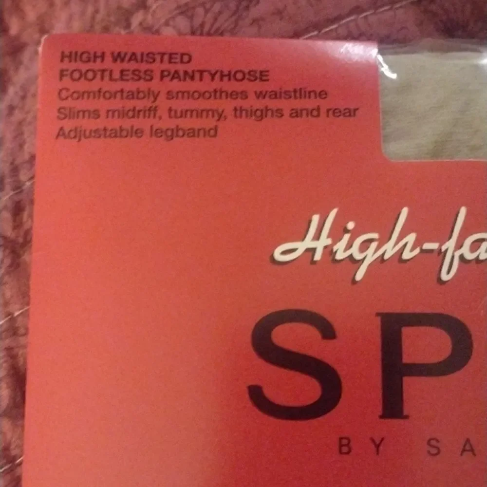 Spanx High-Falutin' High Waisted Footless Pantyhose Shapewear (G, Nude1)